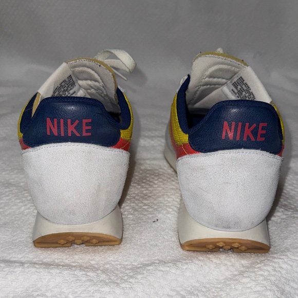 Nike Vibrant Yellow and Red Sneakers - Picture 4 of 7